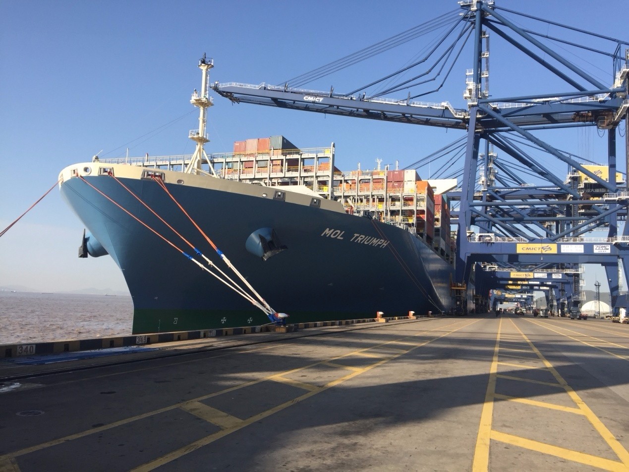 寧波引航成功引領“商船三井成就”輪安全靠泊寧波舟山港，助力區域運輸效率提升